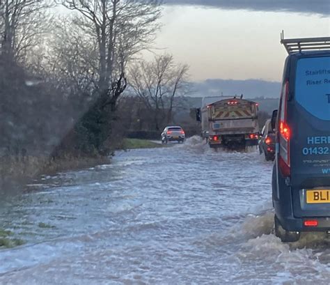 News Flood Warning Issued On The River Wye Between Hay On Wye And