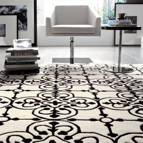 Patterned rugs can and will embellish your home decor. This is a beautiful example of the life ...