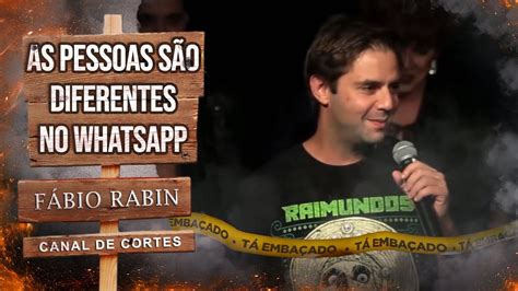 Voc Viciado Em Whatsapp Cortes Do Rabin Youtube