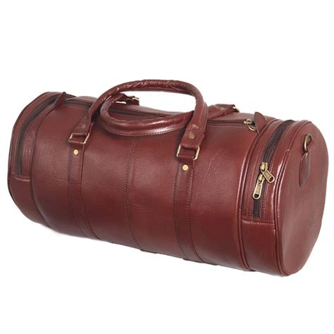 Leather Gym Bag/Men's Leather Duffle Bag - Jasper