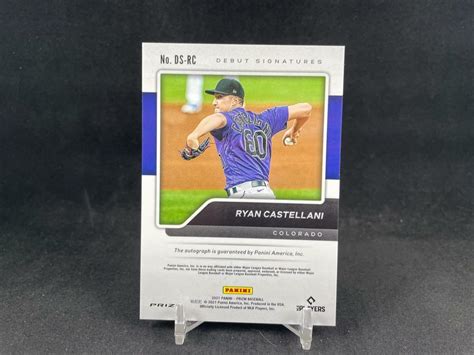 Panini Prizm Ryan Castellani Ds Rc Rookie Debut Signatures Holo