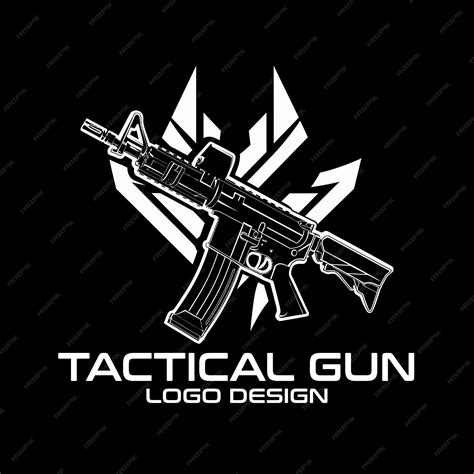 Premium Vector | Tactical Gun Vector Logo Design