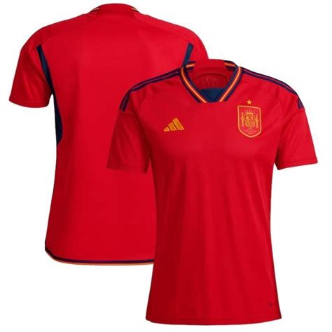 Maillot Authentique Espagne Domicile Coupe Du Monde Nouveau