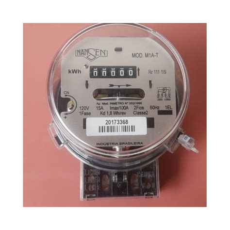 Medidor KWH Monofásico 120V 2 Fios