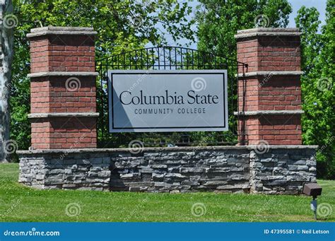 Columbia State Community College Editorial Photo - Image: 47395581