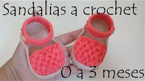 Venta sandalias para bebe niña a crochet en stock