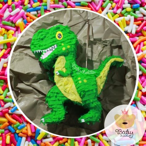 Pi Ata Dinosaurio Alto Relieve Diy Pinata Dinosaur Themed Birthday