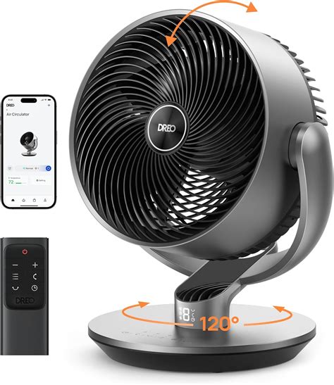 Amazon Dreo Smart Fans For Home Bedroom Inch Db Quiet Dc