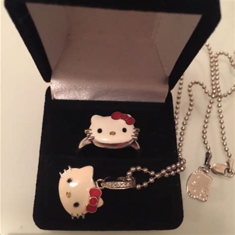 Hello Kitty Jewelry 8k Hello Kitty Kimora Lee Simmons Necklace Set Poshmark