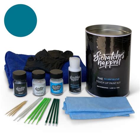 Exact Match Touch Up Paint Kit General Motors Caribbean Blue Wa698d