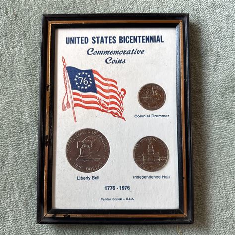 アメリカ合衆国建国記念コイン額入り UNITED STATES BICENTENNIAL commemorative coins 1776