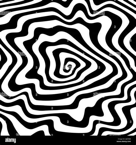 Swirl Hypnotic Black And White Spiral Monochrome Abstract Background