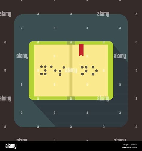 Icono De Braille Tipo Plano Imagen Vector De Stock Alamy