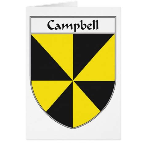 Campbell Coat of Arms/Family Crest Card | Zazzle