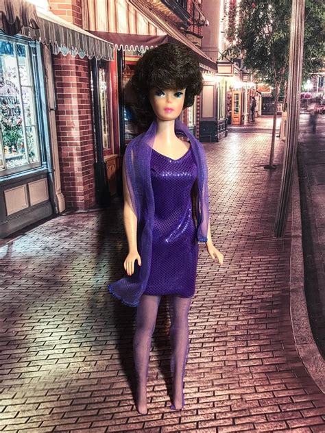 Beautiful Vintage Brunette Bubble Cut Barbie