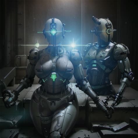 Rule 34 Ai Generated Armor Assaultron Audiostick Breasts Fallout