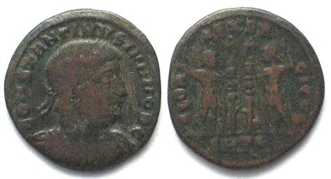 Roman Imperial CONSTANTINE II 317 340 AD AE Follis 336 337 SMTS