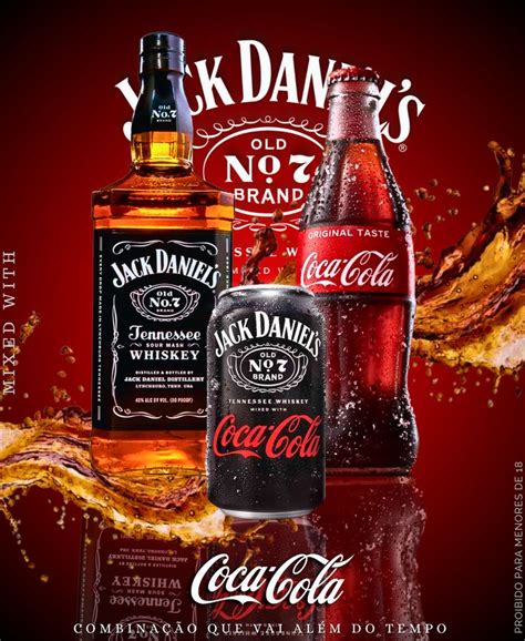 jack daniels  coca cola combination concept coca cola retro