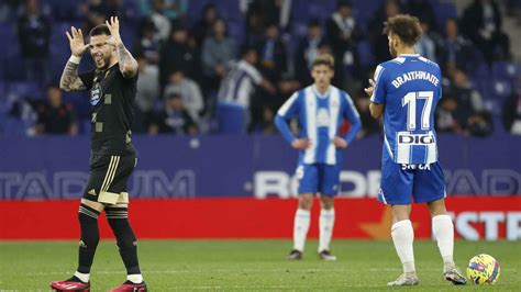 Espanyol 1 3 Celta La Liga resultado goles y estadísticas del partido