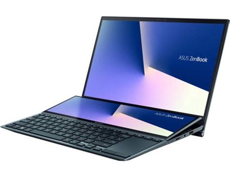 Asus Zenbook Duo Ux482ea Hy304t Bleunoir Tactile Screenpad Plus