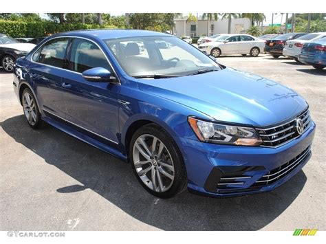 Reef Blue Metallic Volkswagen Passat R Line Sedan Exterior Photo