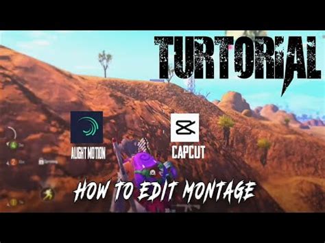 How To Edit Montage Alight Motion And Capcut Bgmi Pubg Mobile