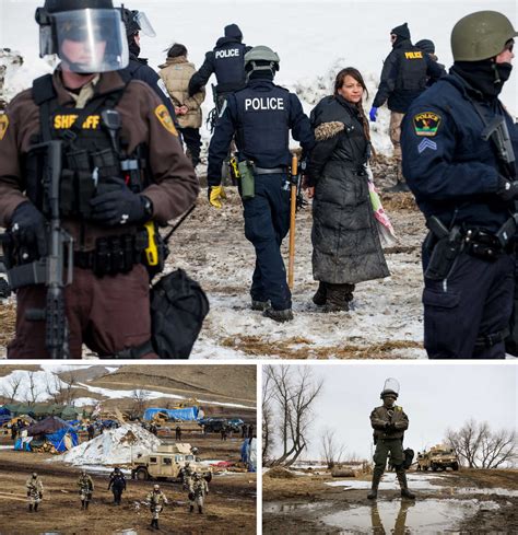 Photos The Final Hours Of A Dakota Access Pipeline Protest Camp The