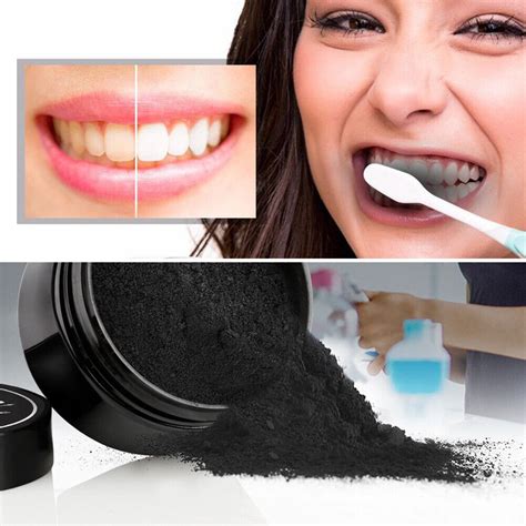 Teeth Powder Natural Organic Activated Charcoal Bamboo Toothpaste Ebay