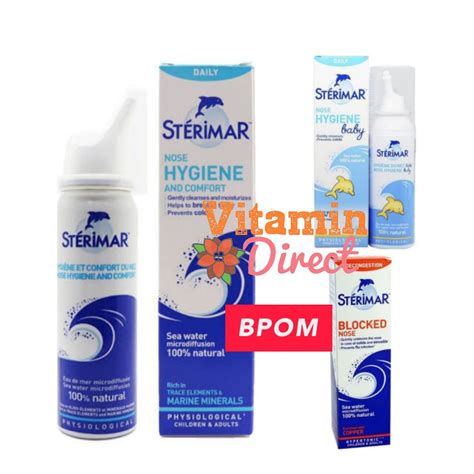 Jual Sterimar Baby Nasal Hygiene Spray Ml Dan Sterimar Adult Nasal