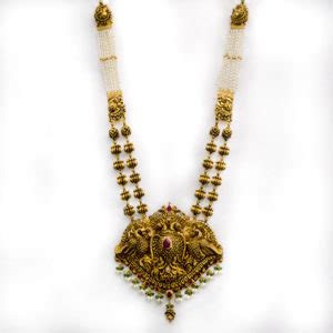 Mgdm Precious Stone Bridal Haram Mahalaxmi Jewels