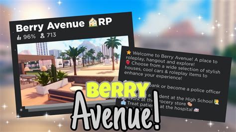 🌴 Moving Into Berry Avenue New Roblox Rp Game Youtube