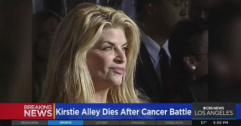 Actress Kirstie Alley Dies At 71 Following Battle With Cancer Cbs Los Angeles