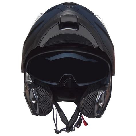 Casco Moto Modulare Doppia Visiera Premier Genius U9 BM Nero Opaco