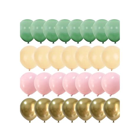 Buy Pink Sage Green Balloons Assorted Nude Pink Olive Green Gold Balloons Inch For Gender