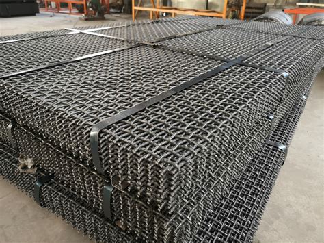 45 High Carbon Steel Woven Screen Vibration Screen Mesh Stone Crusher