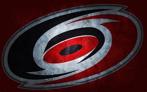 Download wallpapers Carolina Hurricanes, American hockey team, red stone background, Carolina ...