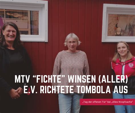 Mtv Fichte Winsen Aller E V Richtete Tombola Aus Mtv Fichte