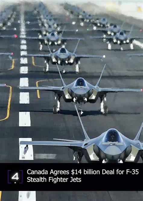 Canada Agrees 14 Billion Deal For F 35 Stealth Fighter Jets Youtube