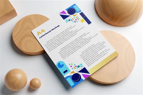 Letterhead Paper Mockup, Product Mockups ft. paper & letterhead ...