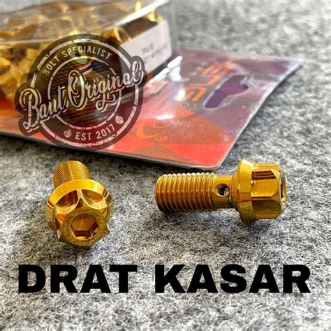 Jual Baut Kaliper Master Rem Probolt 2 Kunci 5g Gear Stainless Drat