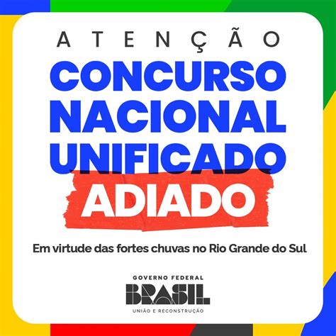 Concurso P Blico Nacional Unificado Oferece Vagas No Rio Grande Do Sul