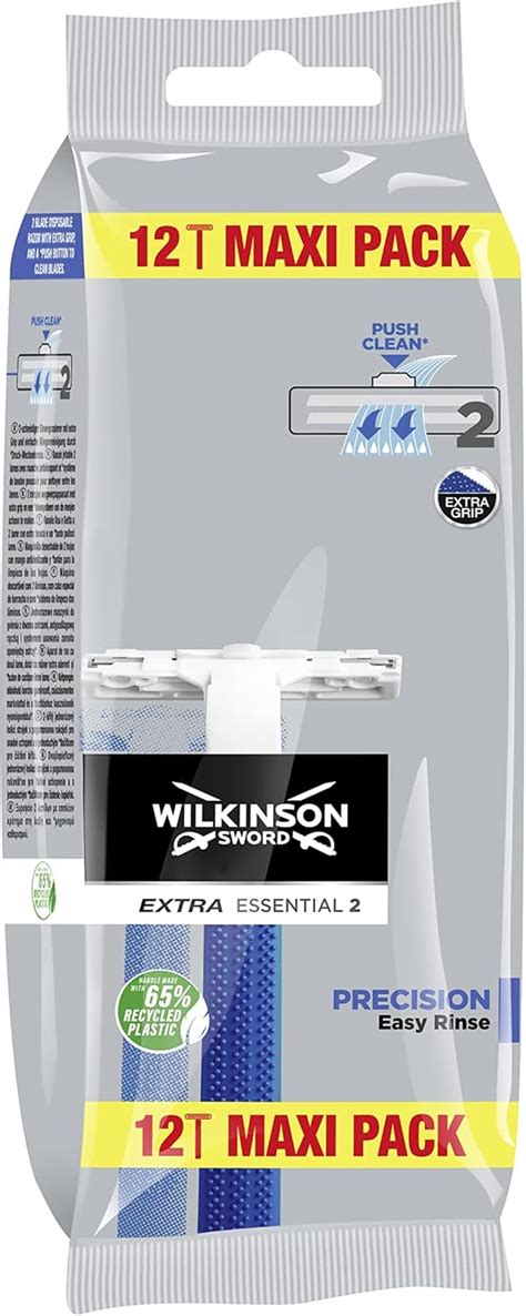 Wilkinson Sword Extra 2 Précision Rasoirs Jetables Masculins 12 unités