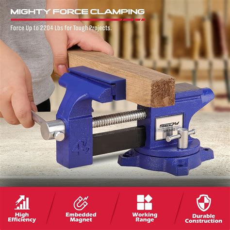 Heavy Duty Bench Vise 4 5 Inch Review TopDrillPress