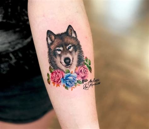 Wolf And Flower Tattoo Meaning | Best Flower Site