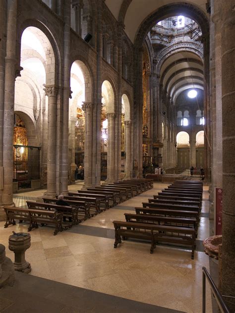 Galicia Spain Cathedral Of Saint James Santiago De Compostela 11th