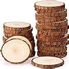 Fuyit Wood Slices Pcs Cm No Hole Natural Unfinished Log Wooden