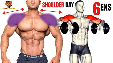 Best Shoulders Workout With Barbell Dumbells And Cable Youtube