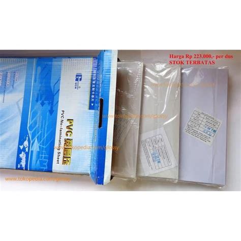 Jual Pvc Bahan Id Card Putih Set Guch Di Lapak Bhaga Bukalapak