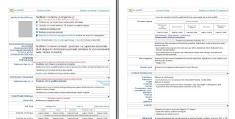 Cv N Limba Italian Model Cv Simplu I Eficient Curriculum Vitae