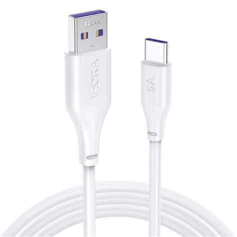 Cable Tipo C Para Carga Y Datos 5a 1m 1hora Cab 268 Blanco Coppel